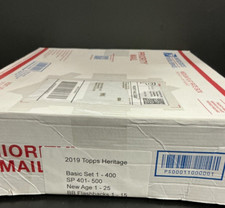 2019 Topps Heritage Baseball Complete 585 Card Set - Base, SP, Inserts Binder