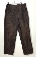 Talbots Petites Size 8 Brown Fully Lined Floral Pattern Pants