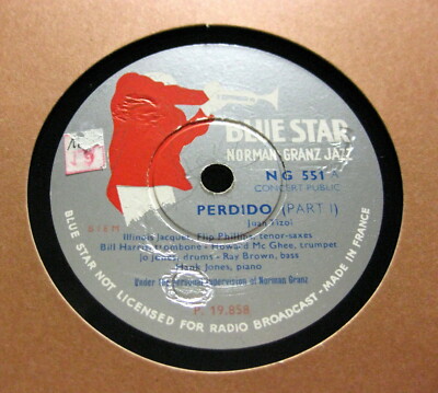 ILLINOIS JACQUET McGHEE u.a. Perdido 1&2 BLUE STAR ''NORMAN GRANZ'' (333)