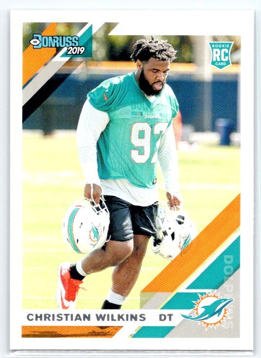 Christian Wilkins 2019 Donruss Rookie #255