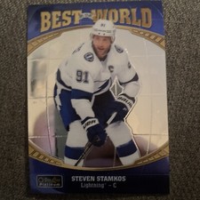 2019-20 O-Pee-Chee Platinum Best in the World #BW-7 Steven Stamkos Tampa Bay Lig