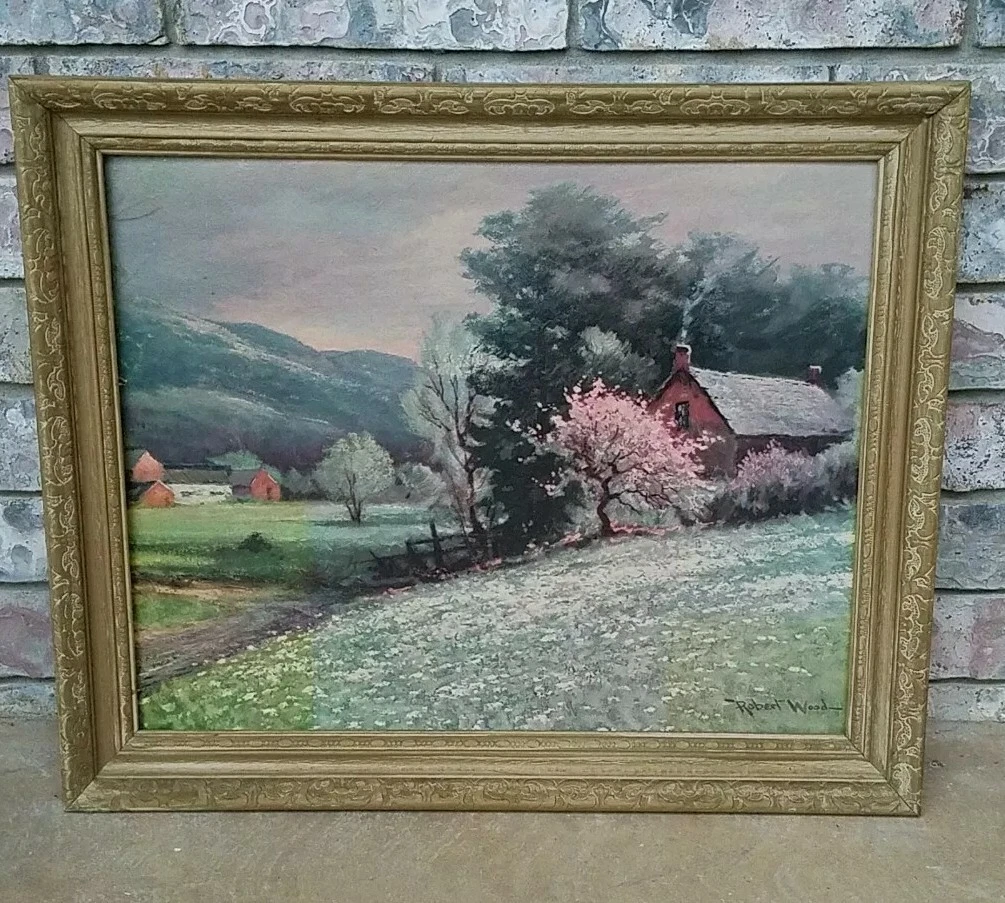 Robert clearance wood painting