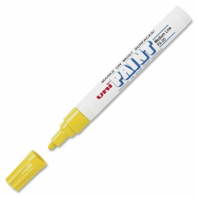Sanford Uni-Paint Oil Based Medium Marker - 63605 Yellow Ink -3 pack