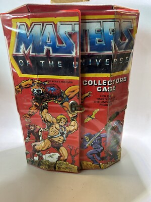 1984 Mattel Vintage MOTU Masters of the Universe Collectors Case Toys 1980s