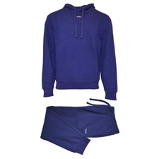 Hugo Boss Tracksuit Dapodayote Sweatshirt  Pants 2PC Set Pull Over Cotton Navy