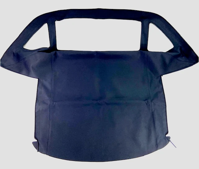 Mercedes Benz R107 560SL 380SL 1972-89 convertible techo blando con ventana DOT, azul Foto 2 de 4