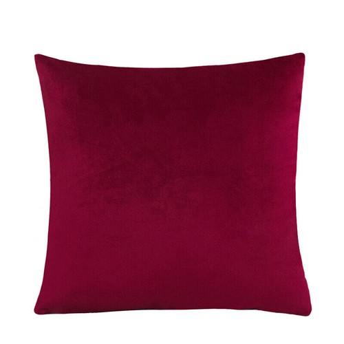16" 18" 20" 22" 24" Large Velvet Plain Cushion Cover Pillow Case Home Sofa Decor - Picture 10 of 32