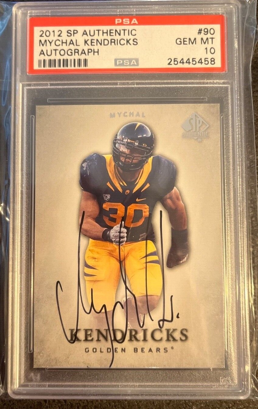 Mychal Kendricks SP Authentic #90 Autograph