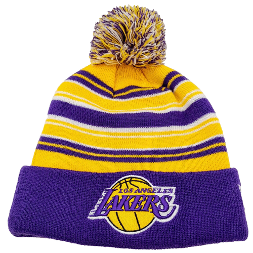 Bonnet - New Era - Team Cuff - Lakers De Los Angeles - Gris/Rouge - 100