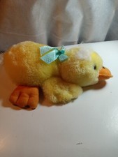 10" Plush Stuffed Easter Duck. Cuddle Wit Excellent Condition