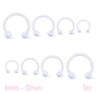 <!--F#f_0-->Acrylic Clear Retainer Ring Piercing Jewellery Ear Lip Eyebrow Nose Septum 16g<!--F/-->