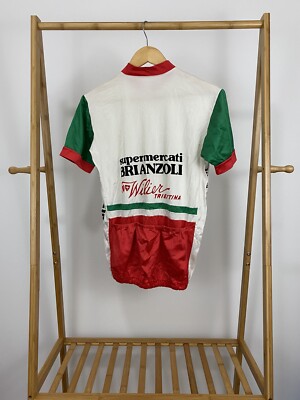 Maillot De Cyclisme Vintage Supermercati Brianzoli Michelin Hi-Lite Années 80 | Taille S | Italie | Occasion