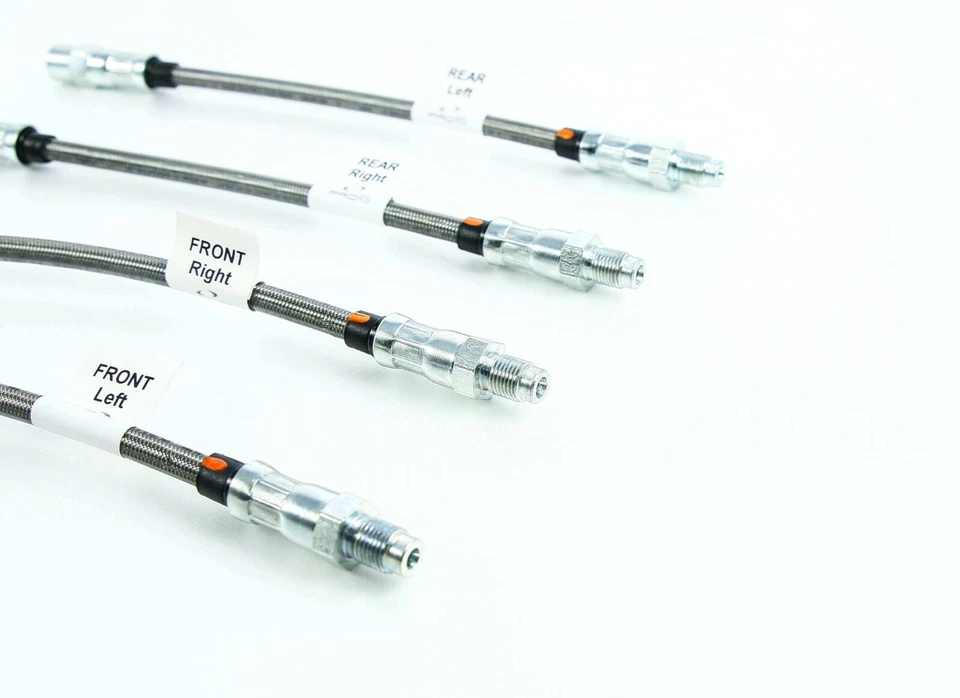 Compatível com BMW E34 525/3.0/3.4/3.5/3.8/M4.0/M5 1987-1996 - Linhas de desempenho SAFEBRAKE - Imagem 2 de 4
