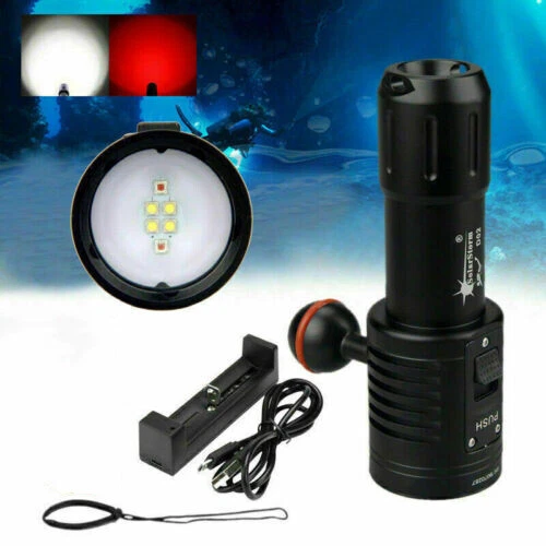 Scuba Diving Underwater 100M Video / Camera Photography Light Torch Flashlight*/ - Picture 12 of 14