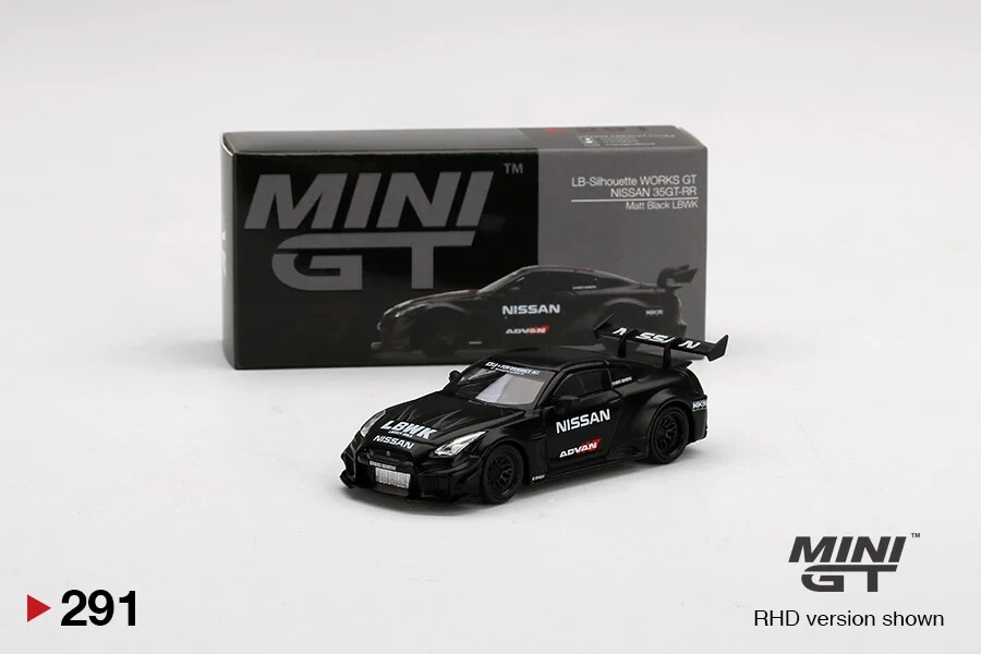 MINI GT 291 LB-Silhouette WORKS GT NISSAN 35GT-RR Ver.2 Matt MINI GT 291 LB-Silhouette WORKS GT NISSAN 35GT-RR Ver.2 Matt