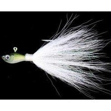 Bucktail Fishing Jig Lure Menhaden/Eel Color 1oz Bulk Packaged Pack of 10