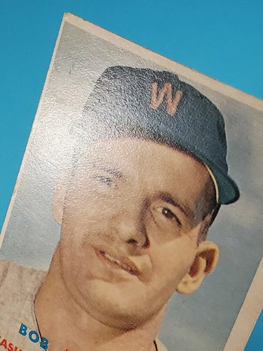 1957 Topps Bob Wiesler Washington Senators #126 VG crease ⚾ - Picture 10 of 10