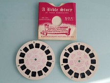 vintage Church Craft "A Bible Story" BIRTH OF JESUS  VIEW-MASTER Reels 6A  6B