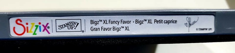 Sizzix Big Shot FANCY FAVOR BIGZ XL DIE ~ Stampin' Up! Retired Dies