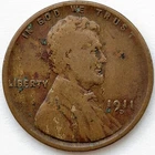 1911-D Lincoln Wheat Penny Cent 1c Fine F+ * Original Surfaces* 1911D