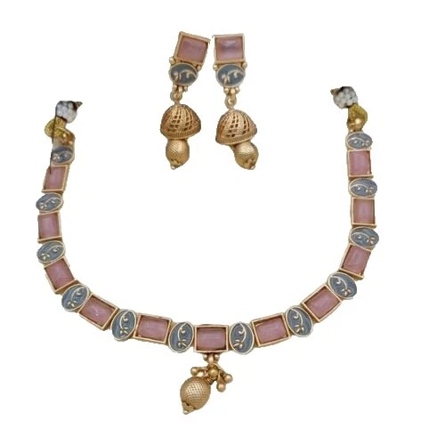 Simulated Brass Plated Fashion Jewelry Sets