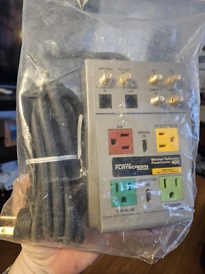 #ad Monster Power HTS 400 Power Strip Surge Protector Home Theatre Clean Power $34.95