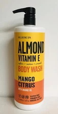 HOME & BODY Co. ~ Mango Citrus Body Wash with Almond & Vitamin E 32 fl oz
