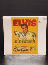 Vintage Elvis Presley GI Blues Calendar Factory Sealed Official Elvis Merch Seal