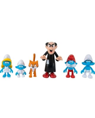2023 Jazwares The Smurfs Series 1- The Smurfs vs Gargamel 6-Pack