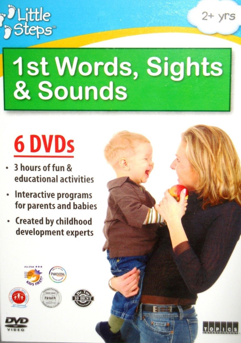 その他 Little Steps: First Words & Sounds [DVD] Little Steps First Words Sights & Sounds 6 DVDs Baby 2yrs up
