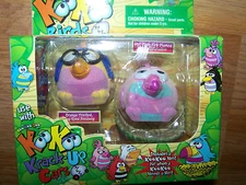 Koo Koo Zoo KooKoo Flocked Birds 2 Pack Bird of Paradise & Bug Eyed Fezziwig New