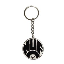 Newcastle United FC Retro 83-88 Crest Keyring And Badge SetOne Size Black/White/