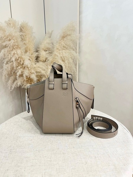 Authentic Pre‑owned Loewe Hammock Medium Two‑Tone Bag
