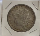 1896 US Morgan Dollar $1 (Cleaned,Retoned) AU
