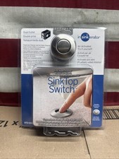 InSinkErator, STS-00SN Sink Top Garbage Disposal Push Button Dual Outlet