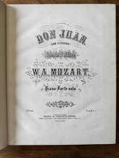Antique Mozart Don Giovanni Don Juan Piano Score B. Schott s S hne Germany