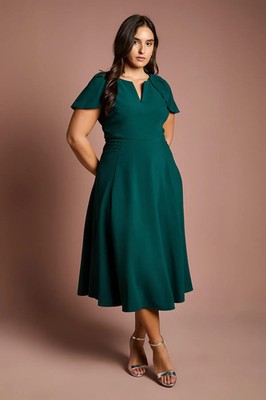 Coast Emerald A-Linien Kleid Damen Anlass Kleider