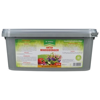 Dr. Stähler Aktiv Mikrodünger - 2,5 kg organisch-mineralischer Dünger