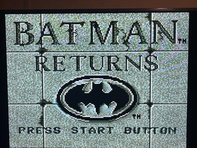 Batman Returns (Sega Game Gear, 1992) TESTED Ships Free