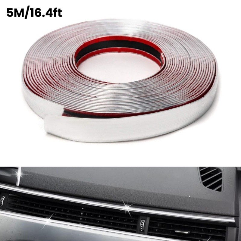 3/4" Chrome Trim Molding Strip Decoration Car Body Door Side Protector 16.4ft US