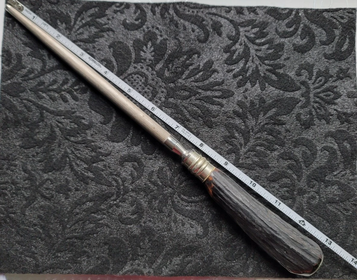 Vintage Stag Handle Sharpening Steel Honing Rod Butcher Knife Tool
Opens in a new window or tab