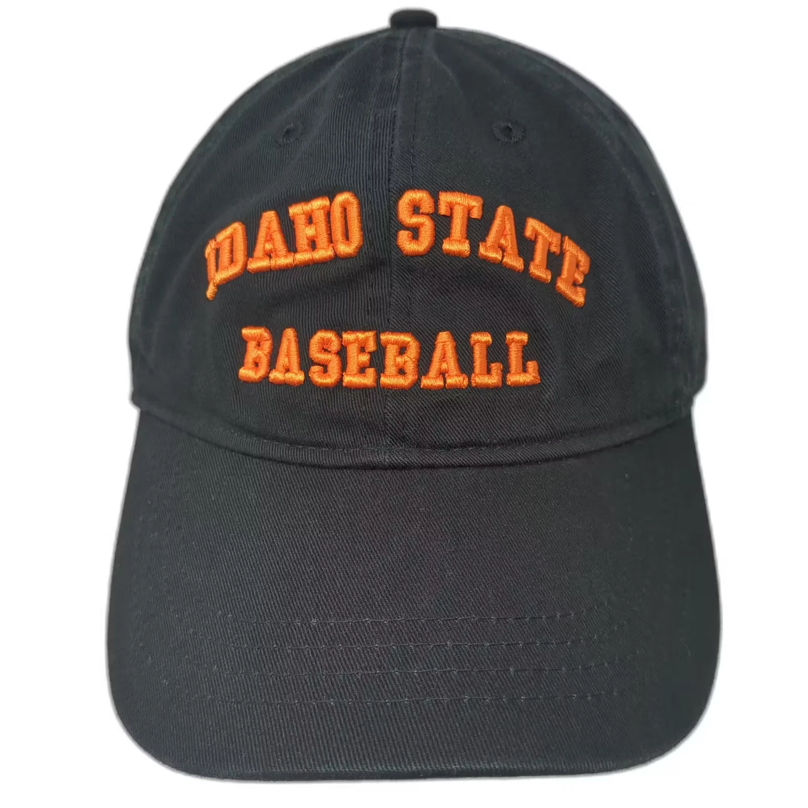 Outdoor Cap Baseball Cap Black Orange Idaho State Hat OS Slideback Logo Sewn