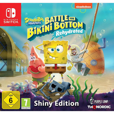 Spongebob: Battle for Bikini Bottom Rehydrated - Shiny Edition - Nintendo Switch