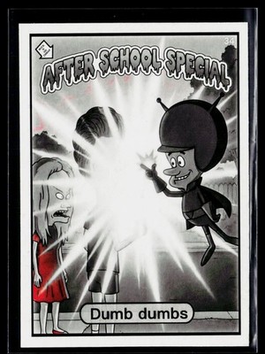 Mad Scientist 40K GPK Spoof After School #34 RED #'d /2 ~ Beavis Butthead Dumb