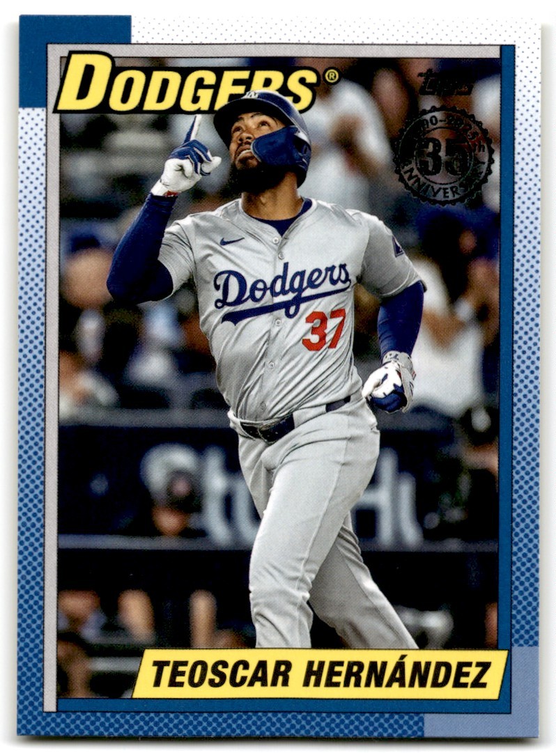 2025 Topps Series Two 1990 Teoscar Hernandez Los Angeles