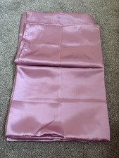 Pair Of Pink Satin Silky Pillowcase Covers. New