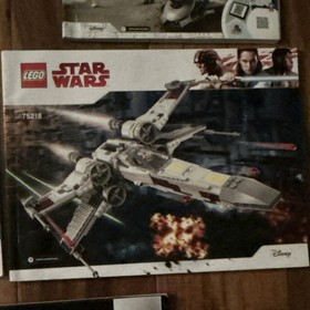 LEGO Star Wars Illustrated Instruction Manuals Lot, Sets 75243, 75218, 75270