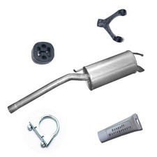 Auspuff Endschalldämpfer + Montagesatz VW Caddy 1.9TDi 02/2004 bis 08/2010