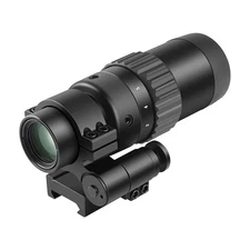 1.5X - 5X Red Dot Sight Optics Magnifier with Flip To Side Mount