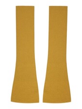 Bally 6302976 Curling Collection Camel Cashmere Legwarmers MSRP 390